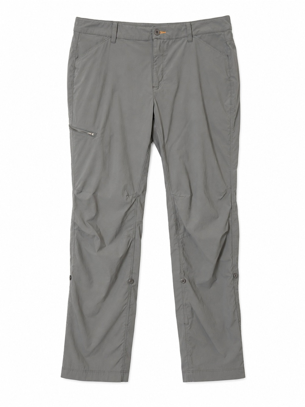 Orvis Women’s 18 Gray Convertible Hiking Pants Roll Tab Stretch UPF Quick Dry